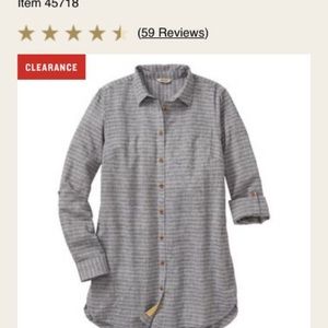 Duluth Trading women’s artisan hemp tunic